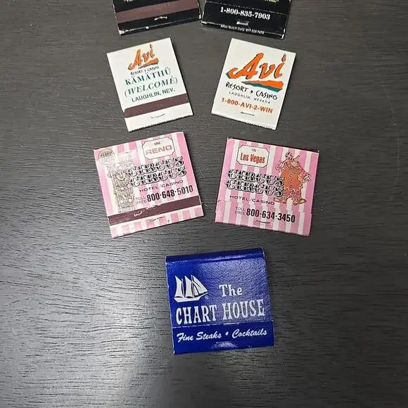 80's Full Matchbook Lot Hotel Casino Hotel Unstruck. - Picture 3 of 9